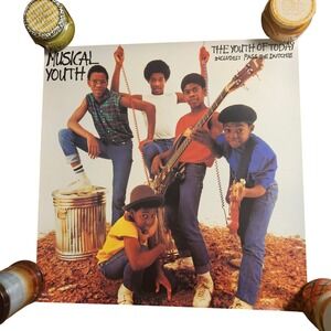 Musical Youth Youth of Today Vintage 1982 Promo Album Poster 23x23 MCA Records